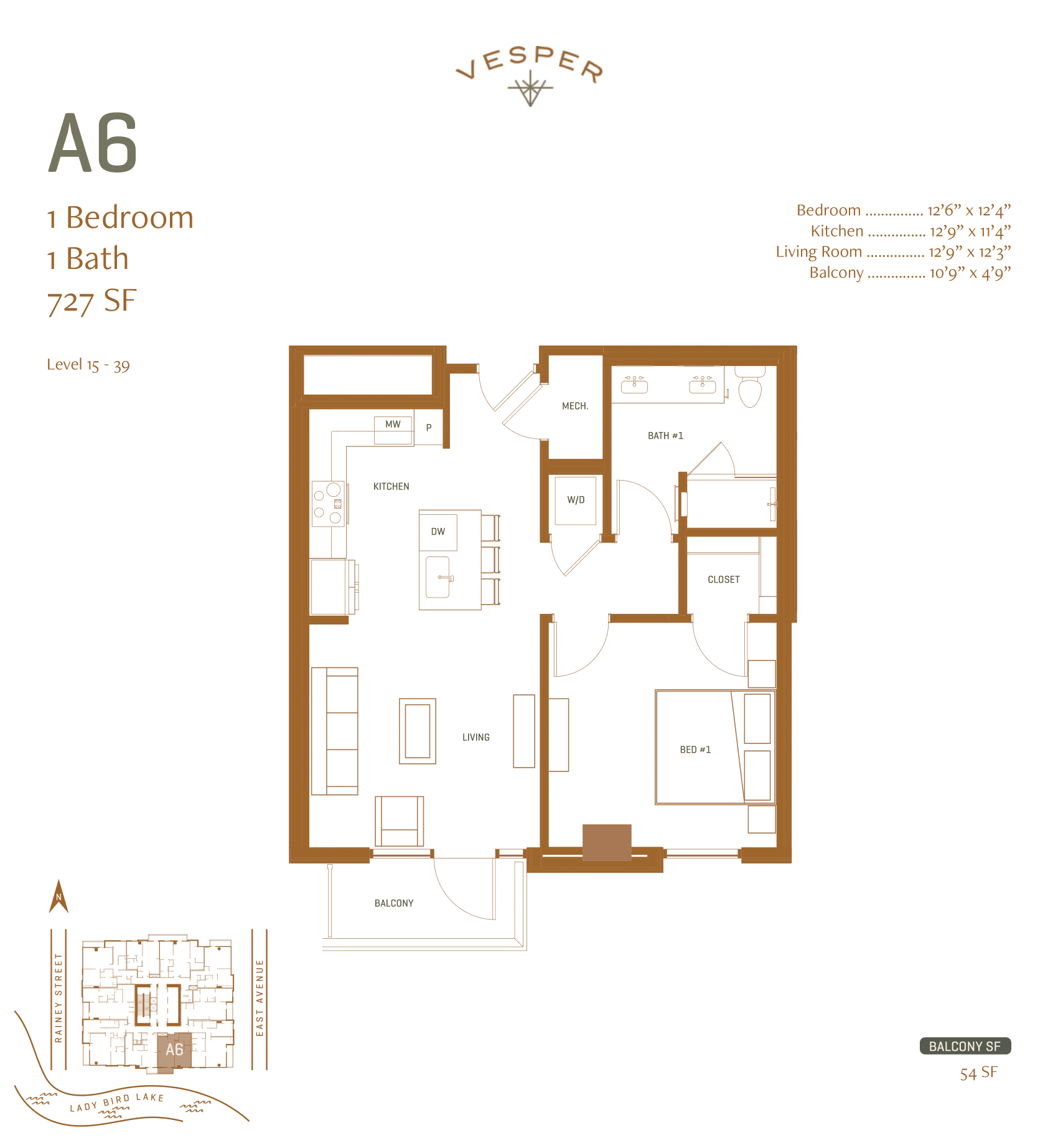 A6 - 1 Bedroom